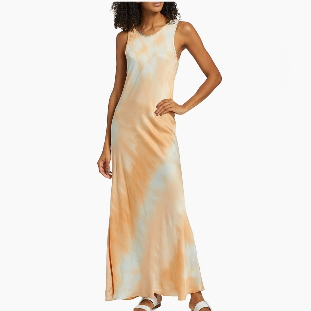 ALC Amana $695 Elegant Tie-Dye Maxi Dress Sz 2 NEW